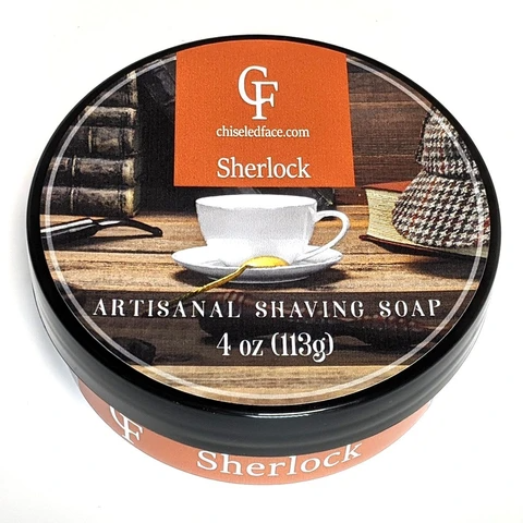 Chiseled Face Sherlock – Silk Tallow Shave Soap