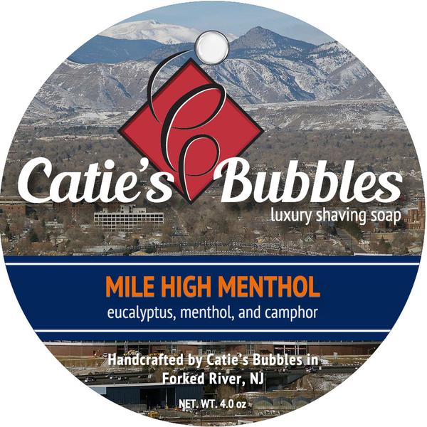 Catie’s Bubbles | Mile High Menthol Luxury Shaving Soap
