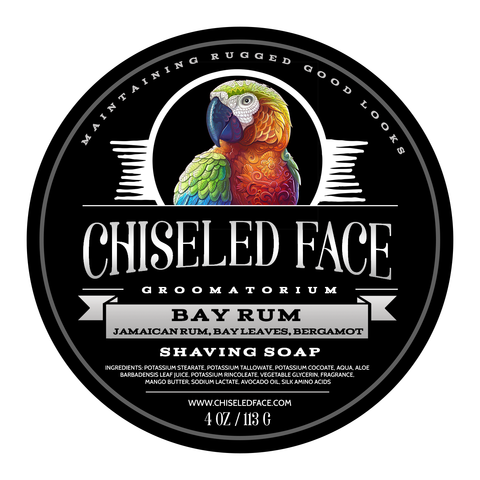 Chiseled Face Bay Rum Shaving Soap