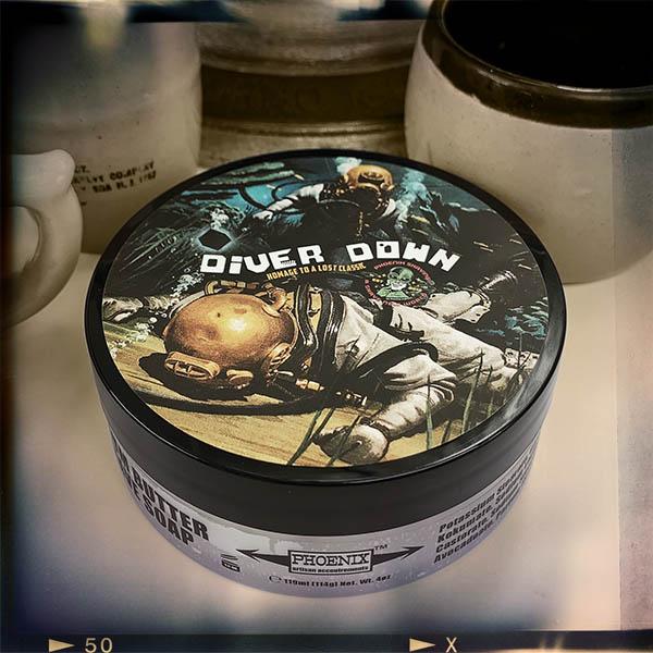 Phoenix Shaving Diver Down Shaving Soap CK6 Top of the Chain