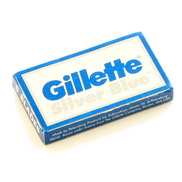 Gillette | Silver Blue Double Edge Razor Blades, 5 blades