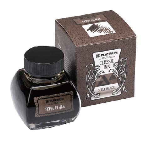 Platinum | Classic Sepia Black – 60ml Bottled Ink