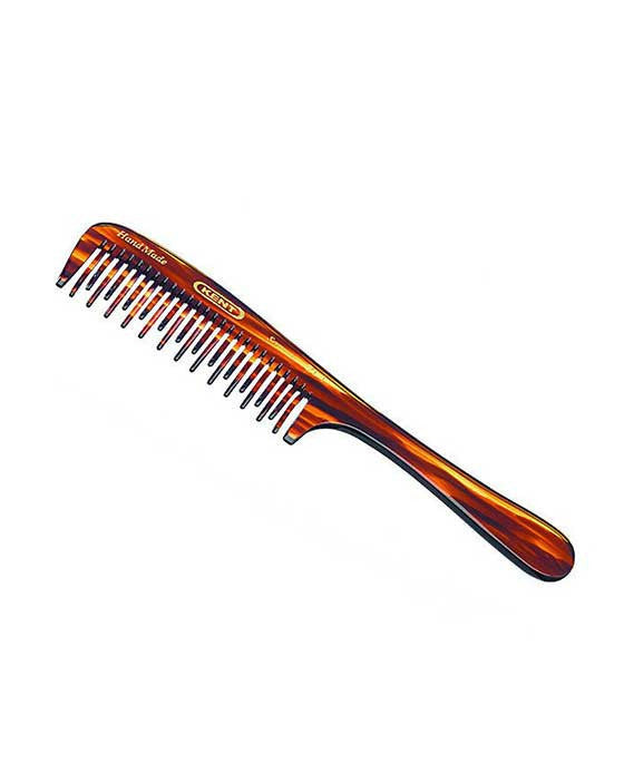 Kent | K-21T Comb, Curved Double Row Detangling Comb (190mm/7.7in)