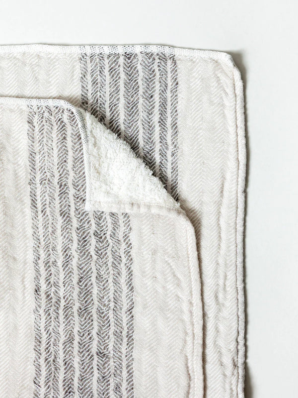 Moku | Flax Line Organics Towel Washcloth, Beige