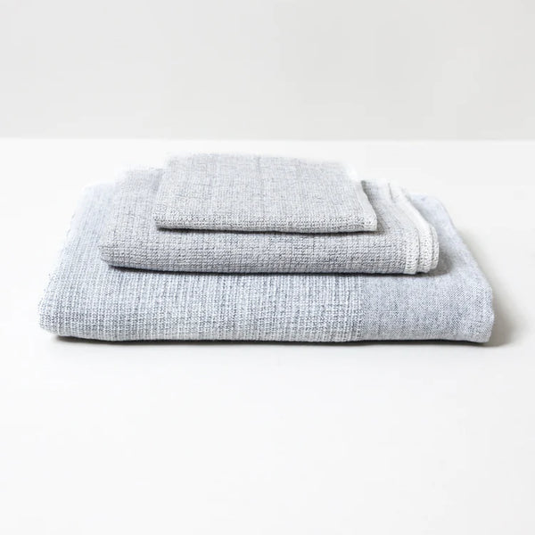 Moku Linen Towel Charcoal Top of the Chain