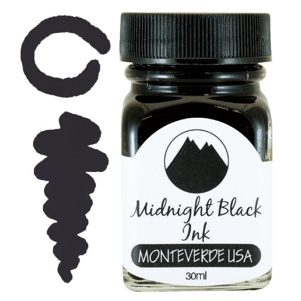 Monteverde | Midnight Black Fountain Pen Ink – 30ml