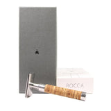 Muhle | R95 Rocca Birch Bark Handle Closed Comb DE Safety Razor