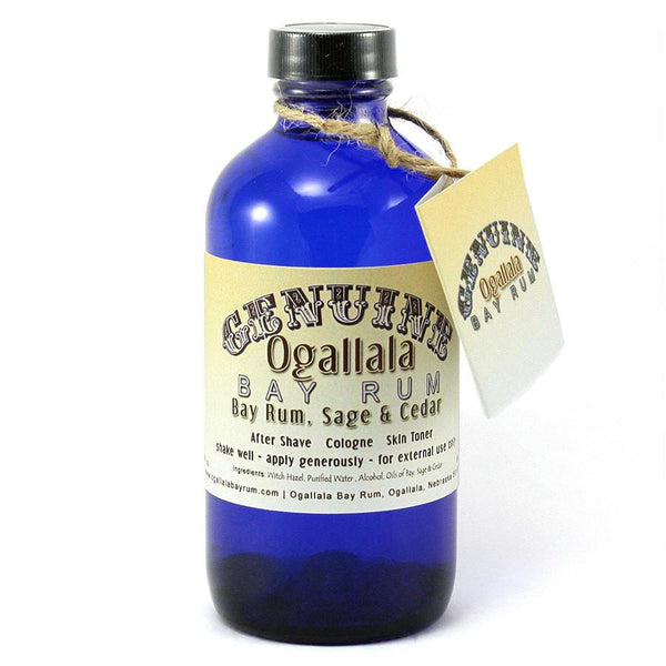 Genuine Ogallala Double Strength Bay Rum, Sage & Cedar Aftershave, 8oz