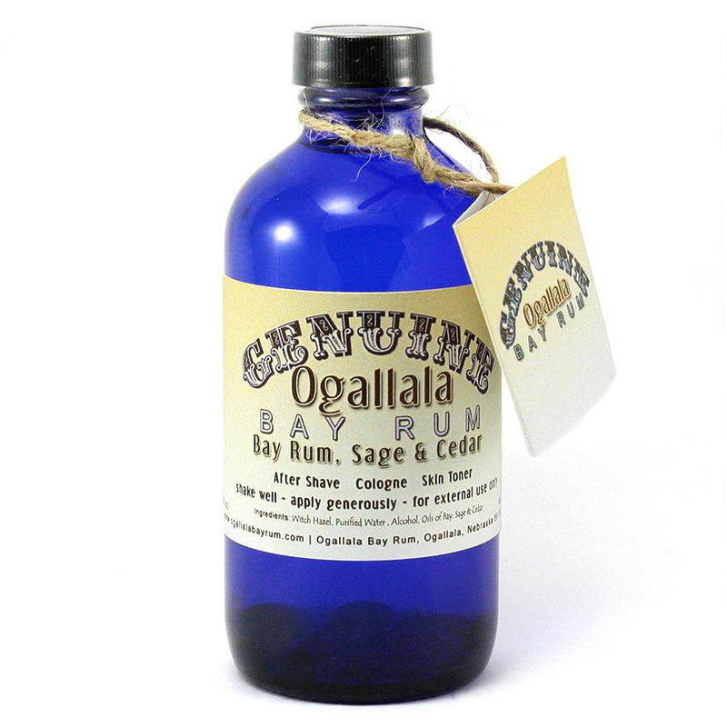 Genuine Ogallala Bay Rum, Sage & Cedar Aftershave, 8oz