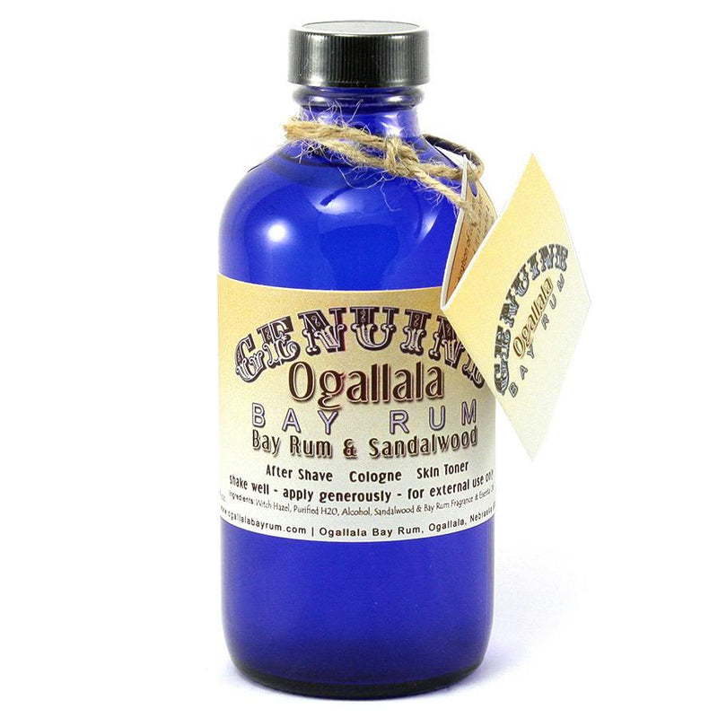 Genuine Ogallala Double Strength Bay Rum & Sandalwood Aftershave, 8oz