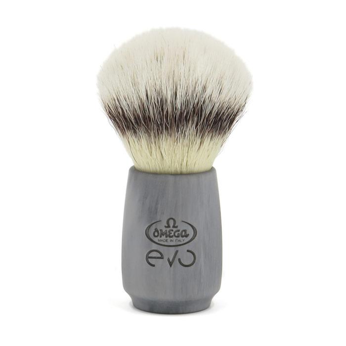 Omega | EVO Synthetic Shaving Brush Stone Oval (E1856)