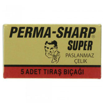 Perma-Sharp | Super Double Edge Razor Blades, 5 Blades