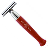 Edwin Jagger | Red Chrome Plated DE Safety Razor