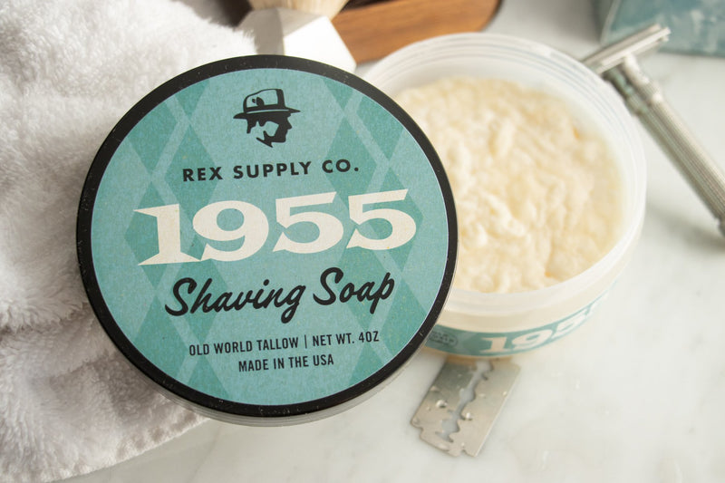 Rex Supply Co. | 1955 OLD WORLD TALLOW SHAVING SOAP