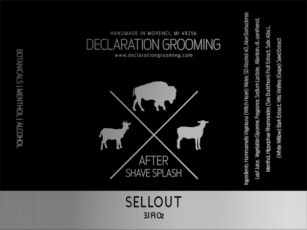 Declaration Grooming | Sellout Aftershave