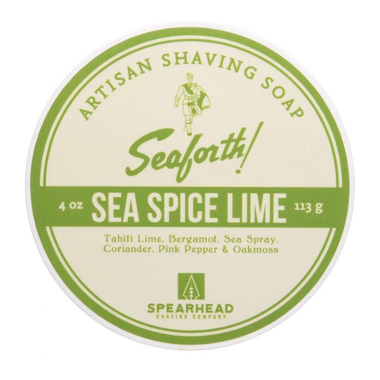 Spearhead Shaving | Seaforth! Sea Spice Lime Shaving Soap