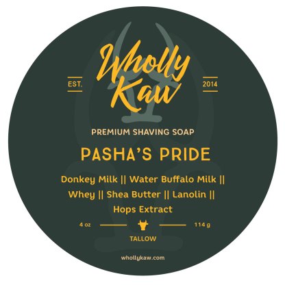 Wholly Kaw | Pasha’s Pride Shaving Soap – Bufala Base