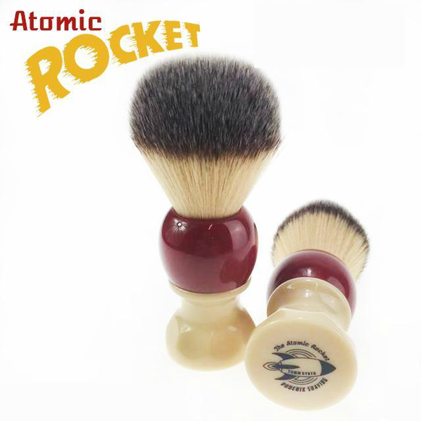 Phoenix Artisan Accoutrements | Atomic Rocket 26mm Synthetic Shaving Brush – Suave Knot