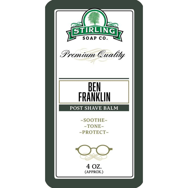 Stirling Soap Co. | Ben Franklin Post-Shave Balm