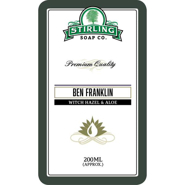 Stirling Soap Co. | Ben Franklin Witch Hazel & Aloe