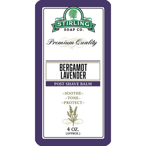 Stirling Soap Co. | Bergamot Lavender Post-Shave Balm