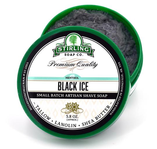 Stirling Soap Co. | Black Ice - Shave Soap