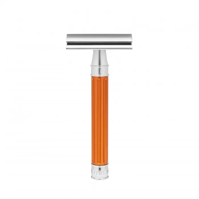 Edwin Jagger 3ONE6 Stainless Steel Orange DE Safety Razor – Top of the ...