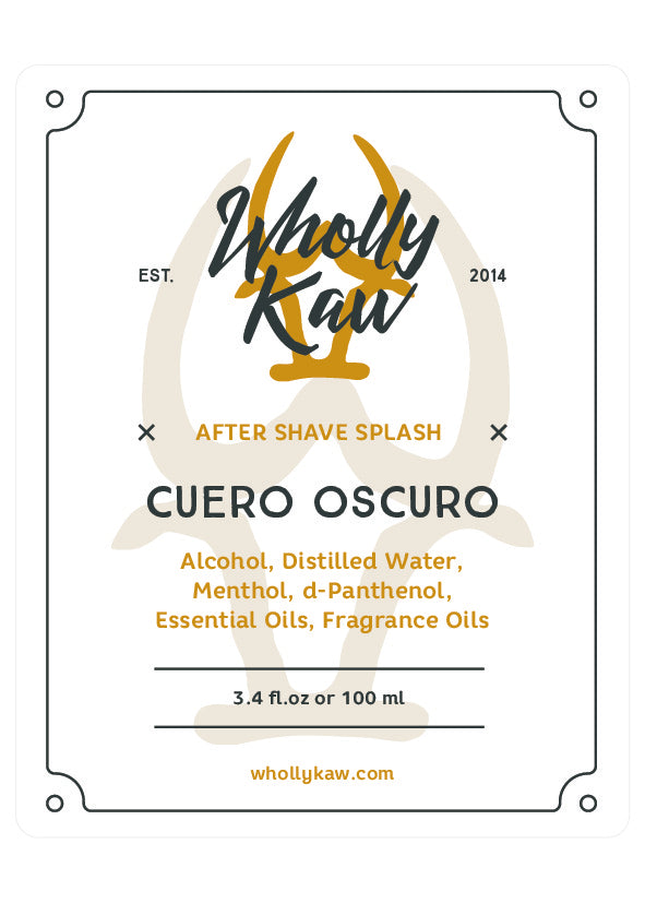 Wholly Kaw – Cuero Oscuro Aftershave