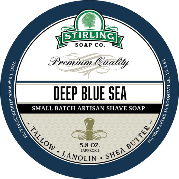 Stirling Soap Co. | Deep Blue Sea Shave Soap