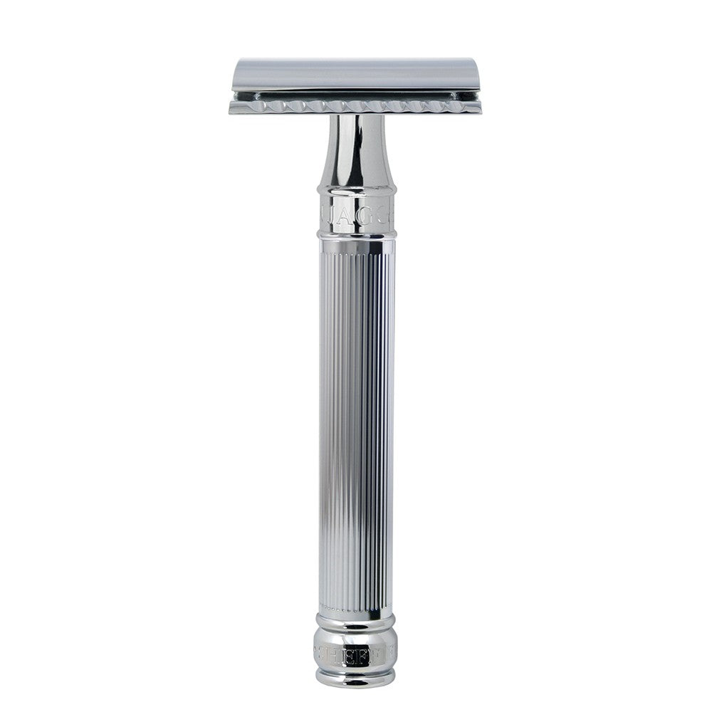 Edwin Jagger DEL89LI14bl Chrome Lined (Long) DE Razor – Top of the Chain