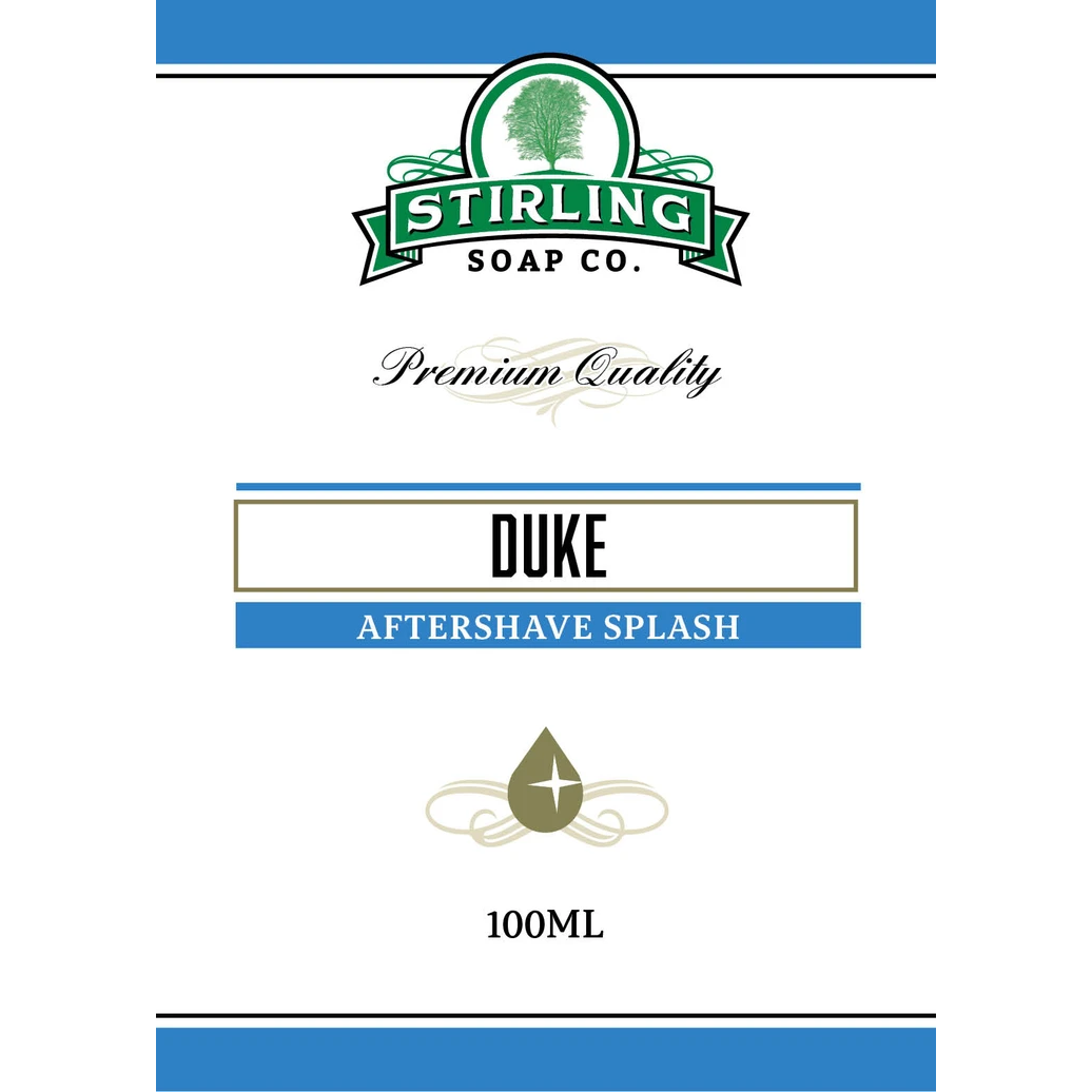 Stirling Soap Co. Duke Aftershave Splash Top of the Chain