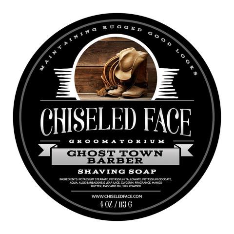 Chiseled Face Ghost Town Barber Shaving Soap