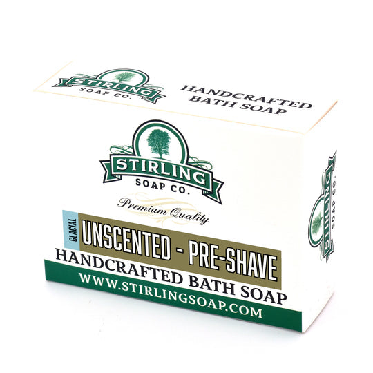 Stirling Soap Co. | Glacial Unscented - Pre-Shave Soap