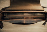 Kodiak Leather | Kasilof Messenger 16″ (Dark Walnut)