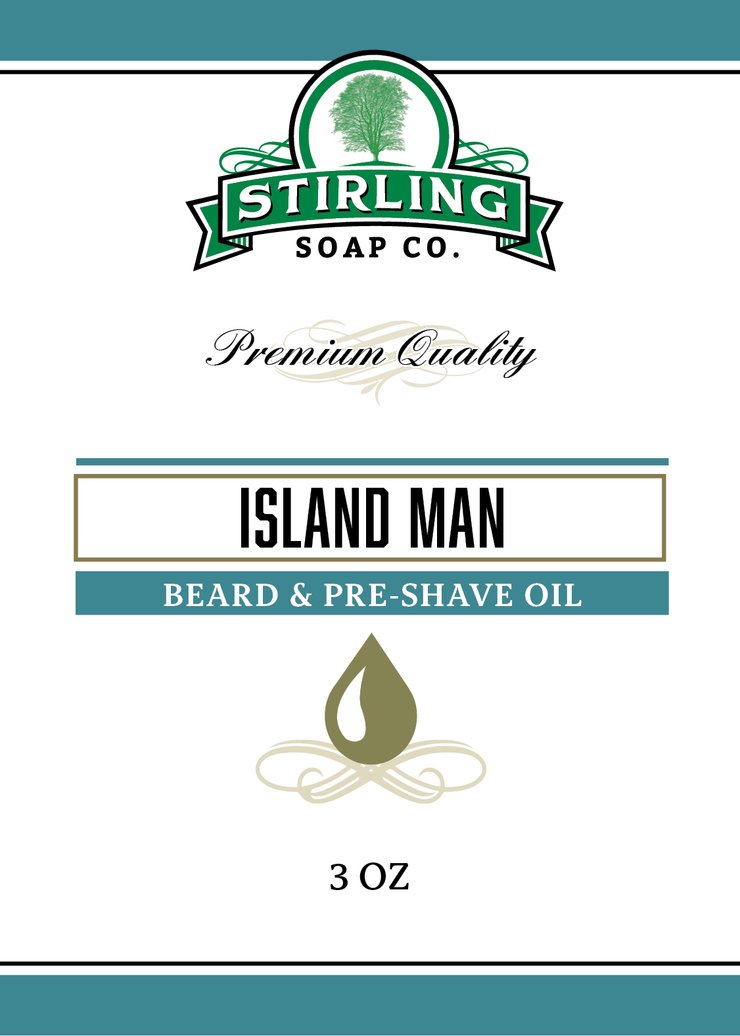 Stirling Soap Co. | Island Man – Beard & Pre-Shave Oil