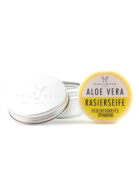Haslinger | Aloe Vera Shaving Soap with Tin