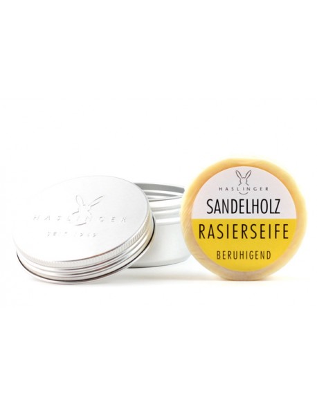 Haslinger | Sandalwood Shaving Soap with Tin