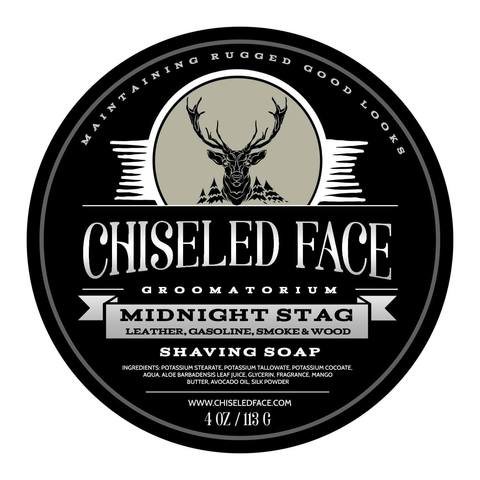 Chiseled Face Midnight Stag Shaving Soap