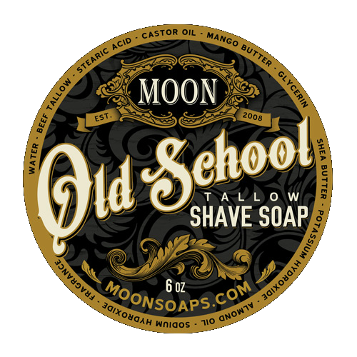 Moon Soaps | Old School Tallow Shave Soap