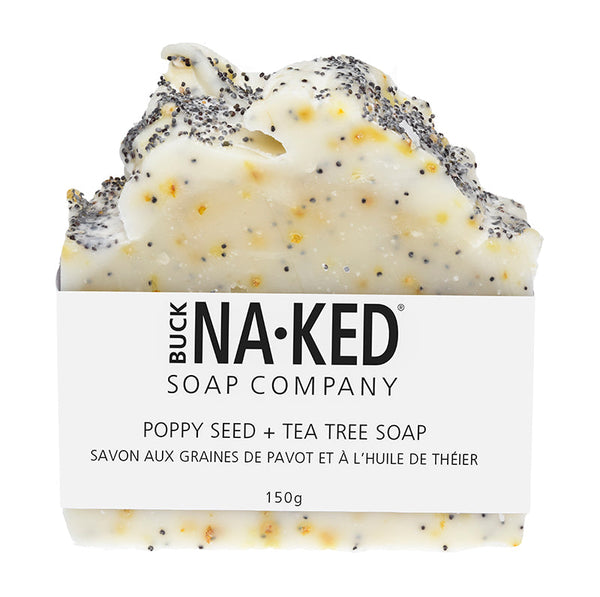 Buck Naked Soap Co. | Poppy Seed + Tea Tree Soap