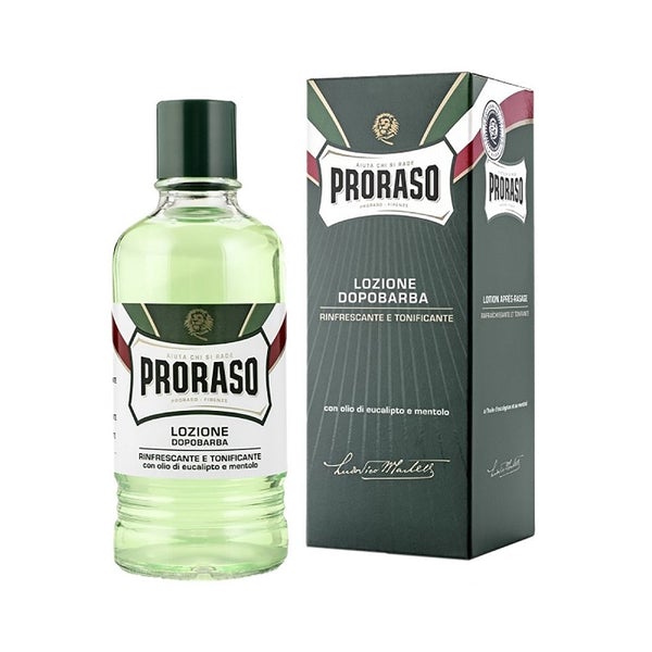 Proraso | Green Aftershave Lotion Splash In 400ml Barber Sized Bottle