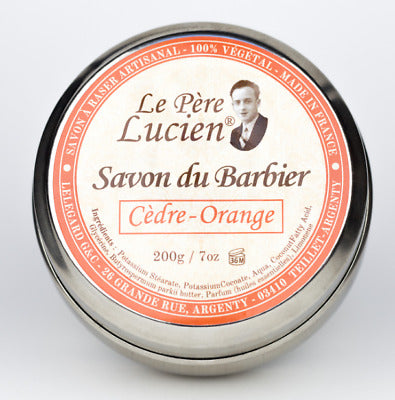 Le Père Lucien | Cedar Orange Shaving Soap, 200g
