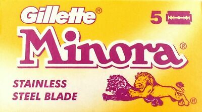 Gillette | Minora Double Edge Safety Razor Blades, 5 Blades