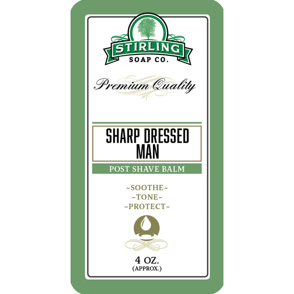 Stirling Soap Co. | Sharp Dressed Man Post-Shave Balm