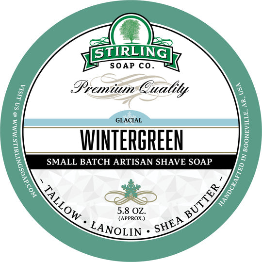 Stirling Soap Co. | Glacial Wintergreen Shave Soap