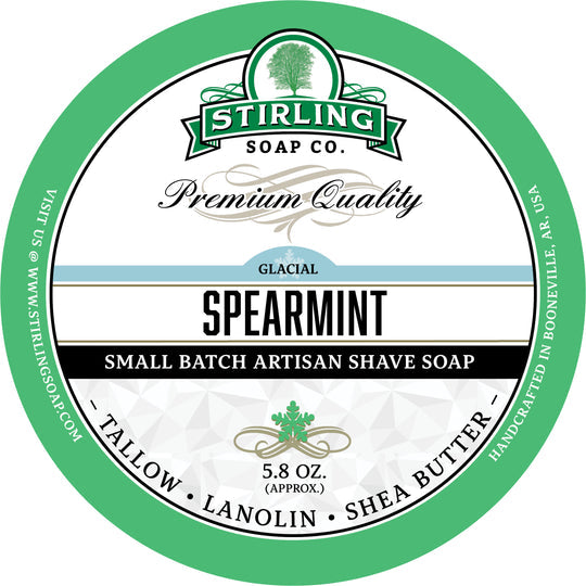 Stirling Soap Co. | Glacial Spearmint Shave Soap