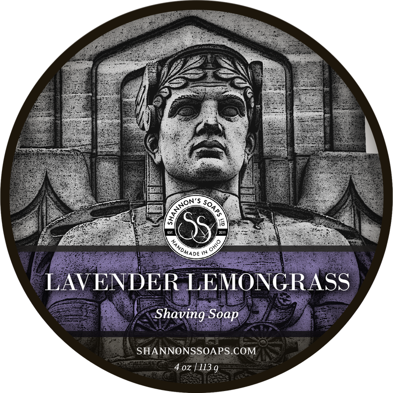 Shannon's Soaps | LAVENDER LEMONGRASS  SHAVING SOAP