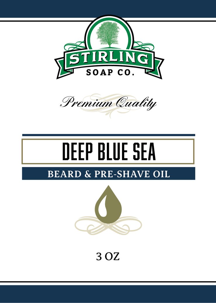 Stirling Soap Co. | Deep Blue Sea – Beard & Pre-Shave Oil