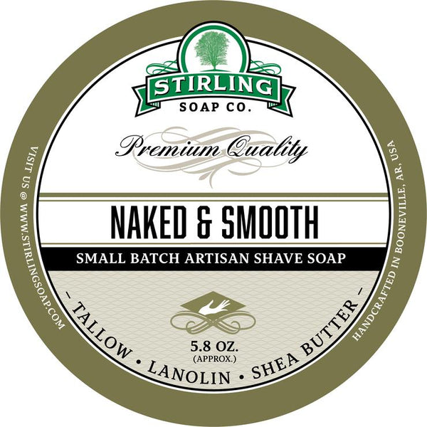 Stirling Soap Co. | Naked & Smooth - Shave Soap