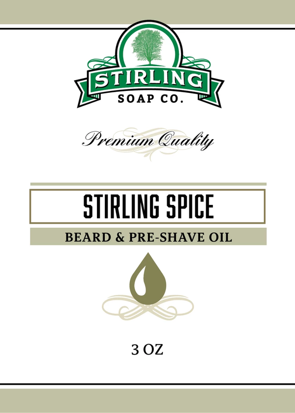 Stirling Soap Co. | Stirling Spice – Beard & Pre-Shave Oil